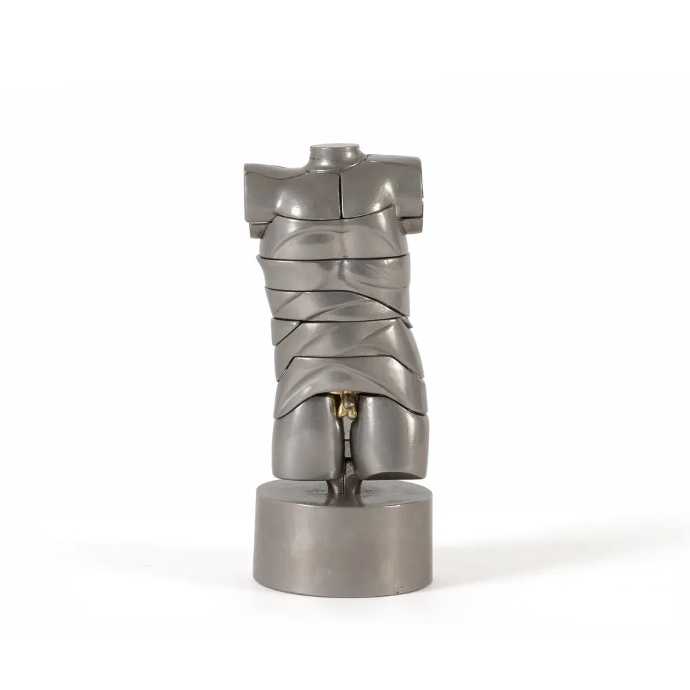 Non Tecnico Berrocal - Miguel Berrocal - Mini David - Nickel silver and brass - 1968