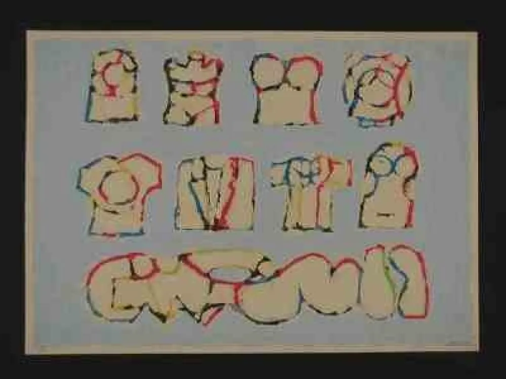 Serigrafia Berrocal - Sans titre