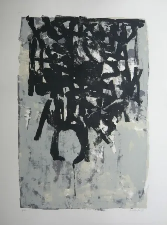 Litografia Bertholo - Composition 