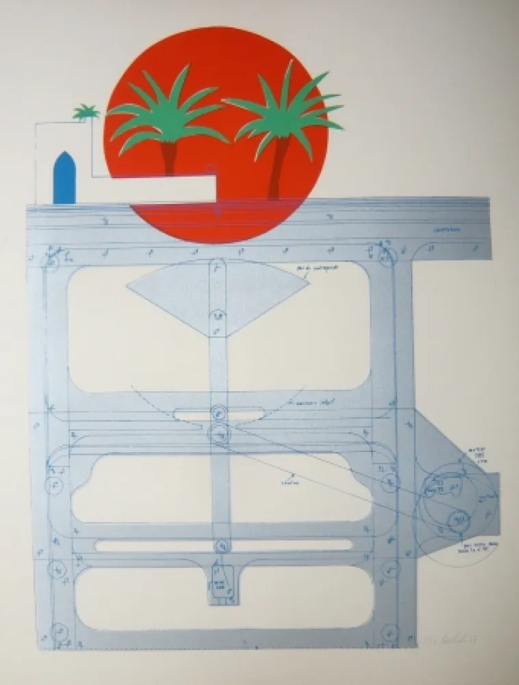 Litografia Bertholo - Sans titre