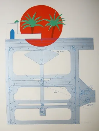 Litografia Bertholo - Sans titre