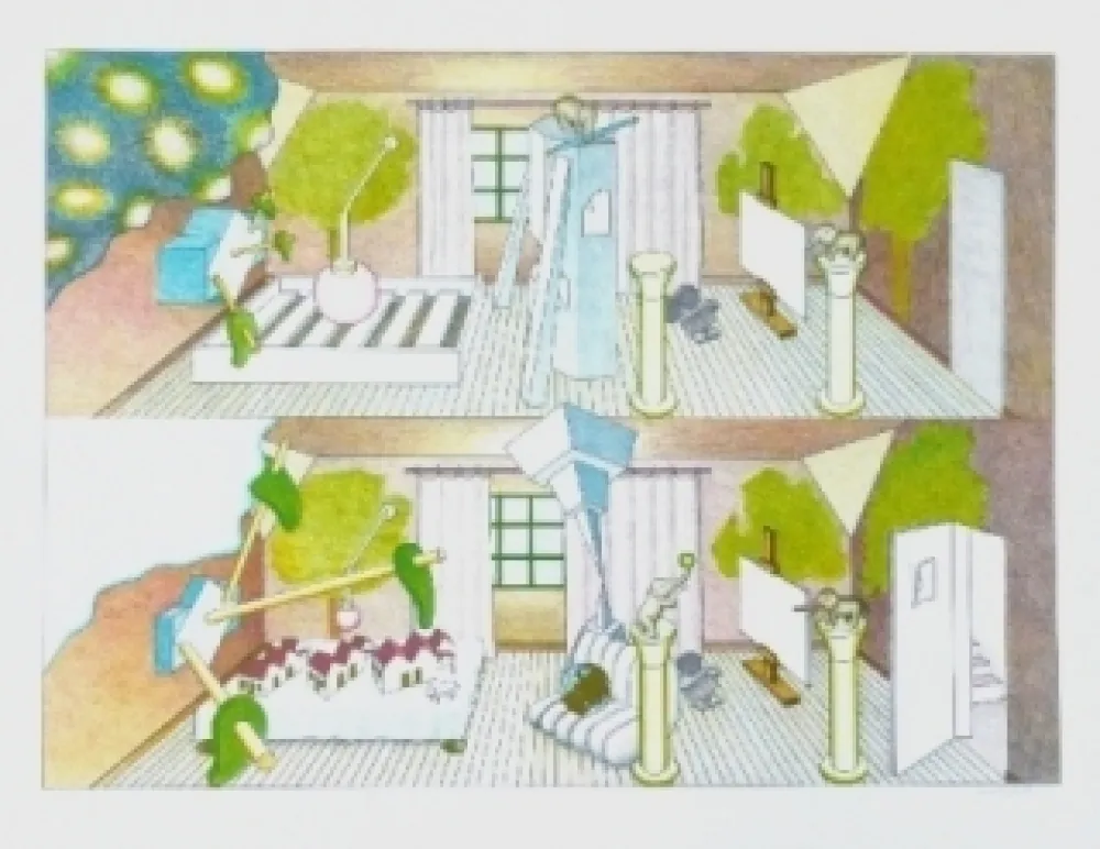 Litografia Bertholo - Sans titre