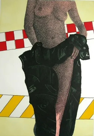 Acquaforte E Acquatinta Bertini - Nudo