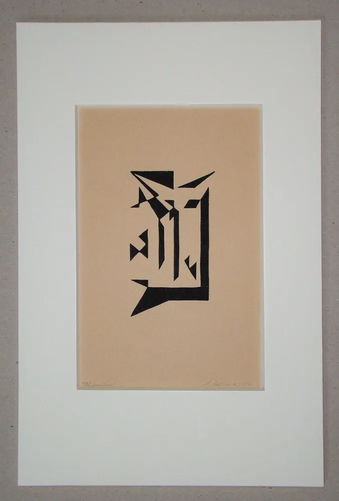 Incisione Su Legno Bertrand - Cloisonnement