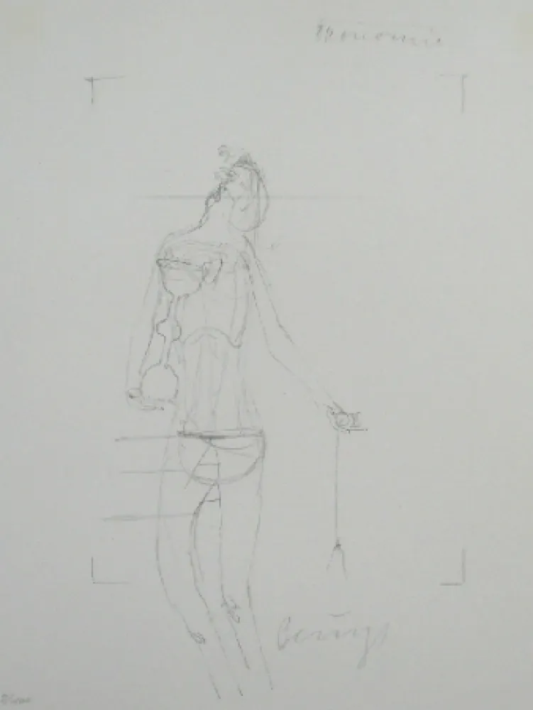 Litografia Beuys - Codices Madrid 7