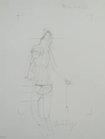 Litografia Beuys - Codices Madrid 7