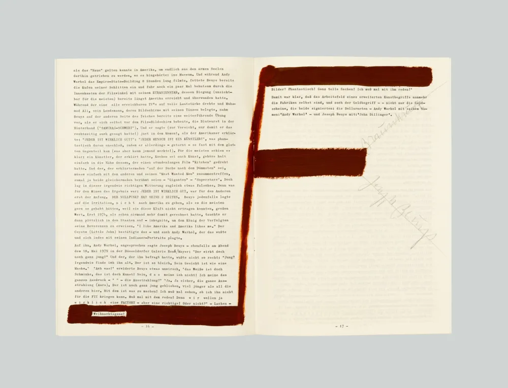 Non Tecnico Beuys - Das Warhol Beuys Ereignis