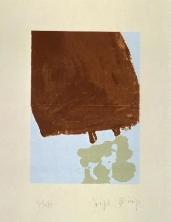 Acquatinta Beuys - Mit Fett gefüllte Skulptur