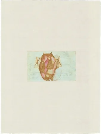 Incisione Beuys - Tränen: Schamanentrommel (grün) 