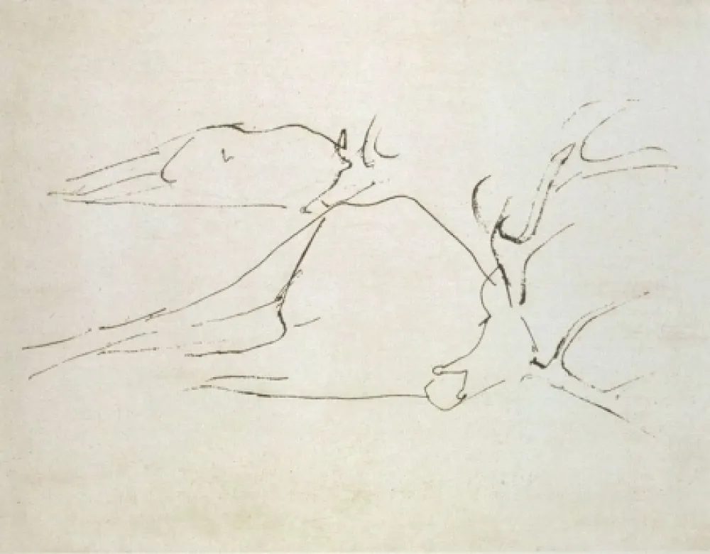 Acquaforte E Acquatinta Beuys - Zirkulationszeit: Tote Hirsche