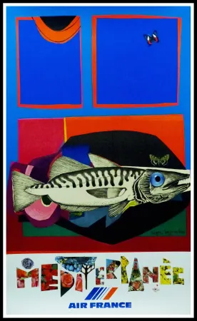 Manifesti Bezombes - AIR FRANCE MEDITERRANEE