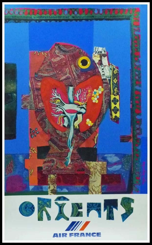 Manifesti Bezombes - AIR FRANCE ORIENTS