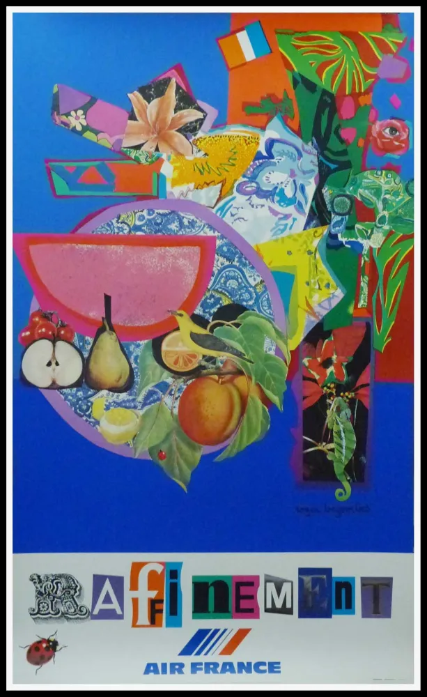 Manifesti Bezombes - AIR FRANCE RAFFINEMENT