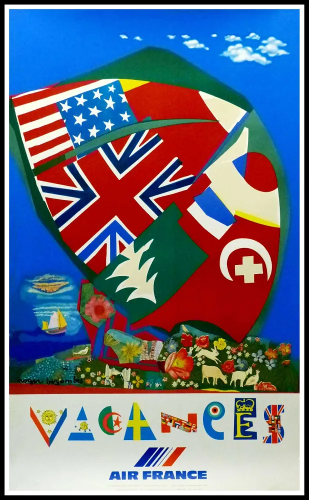 Manifesti Bezombes - AIR FRANCE VACANCES