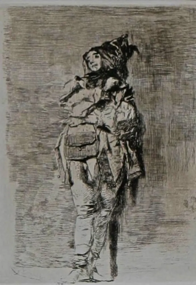 Acquaforte Bianchi - Pagliaccio