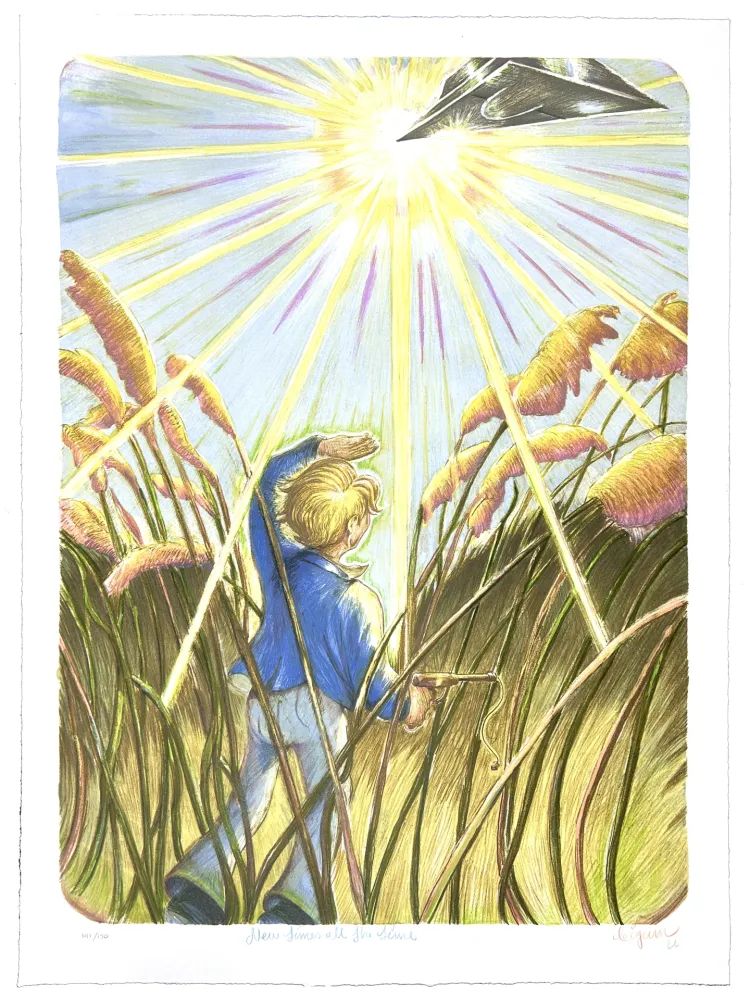 Litografia Bigum - New times all the time