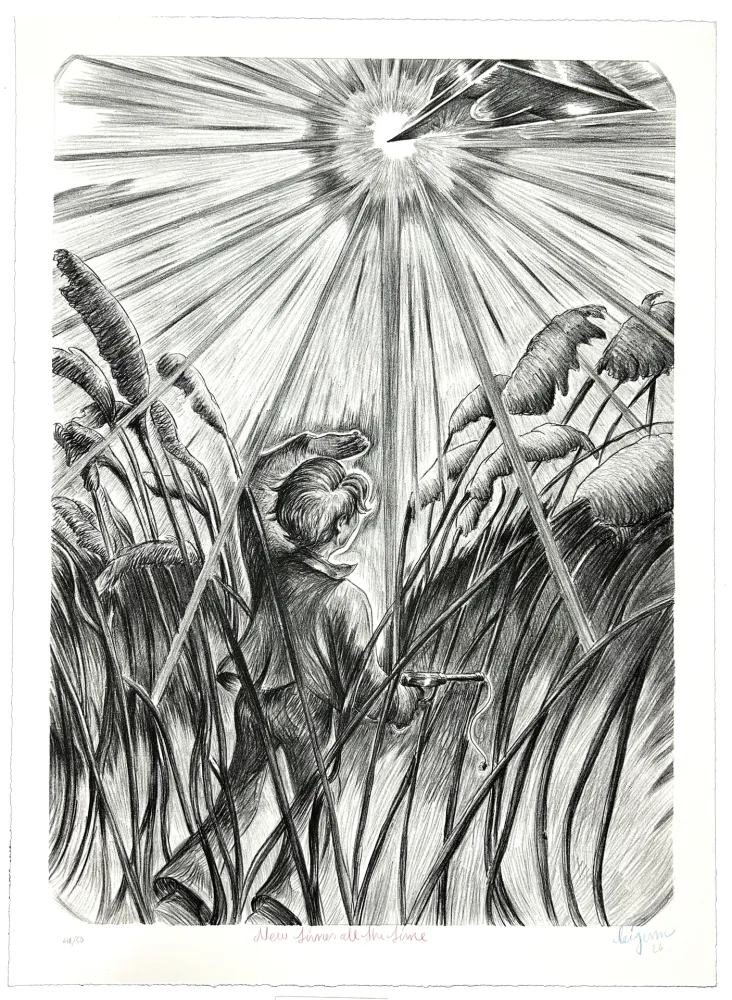 Litografia Bigum - New times all the times 