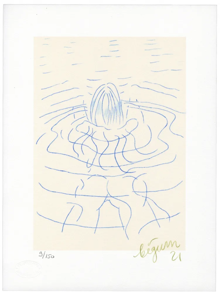 Litografia Bigum - Sans Titre