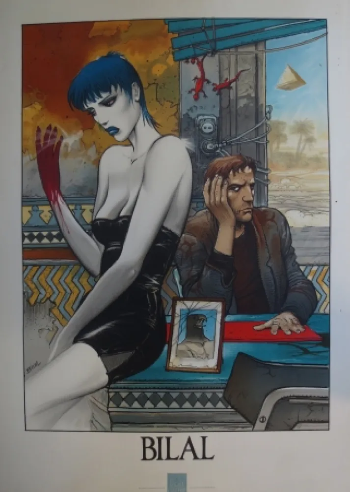 Litografia Bilal - Sans titre