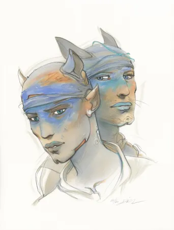 Litografia Bilal - Transhumans 2