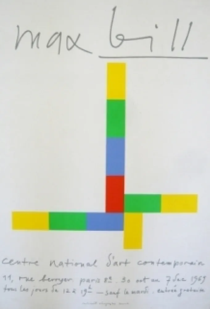 Manifesti Bill - Affiche exposition centre national d'art contemporain