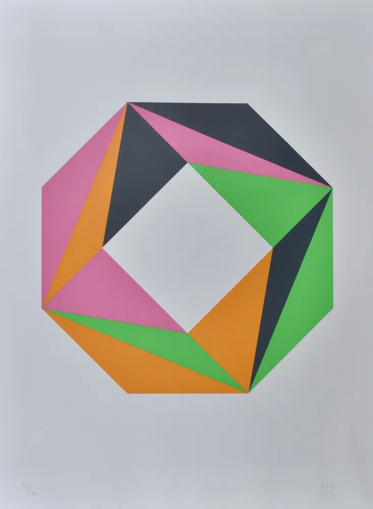 Serigrafia Bill - Composition, 1993 - Hand-signed