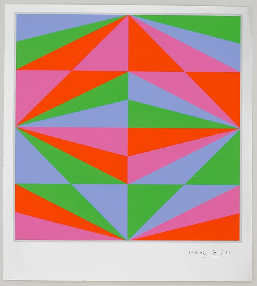 Collografia Bill - Geometric Composition