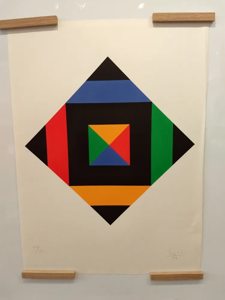 Litografia Bill - Hommage a Picasso