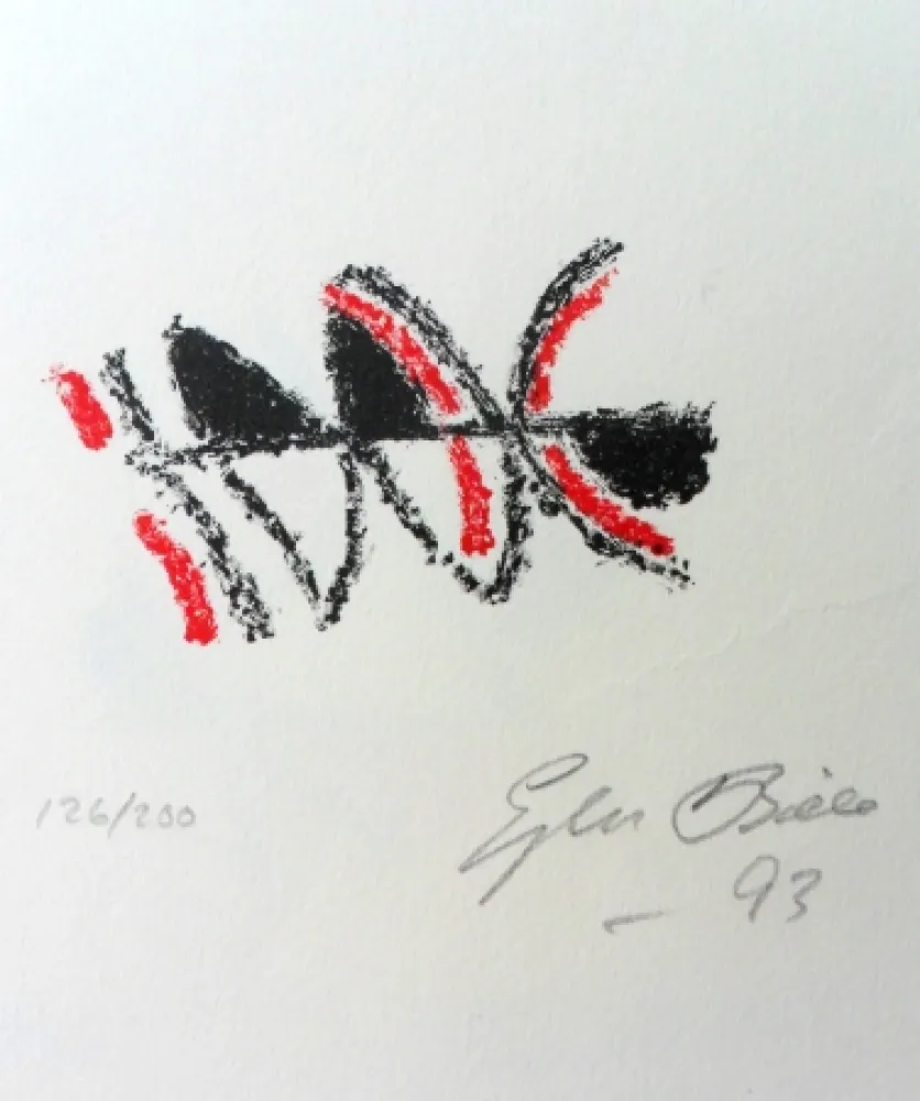 Litografia Bille - Ubud a town on Bali III