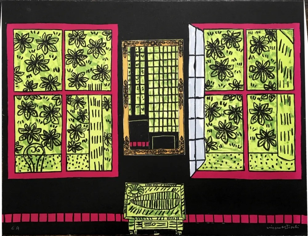 Litografia Bioulès - Printemps