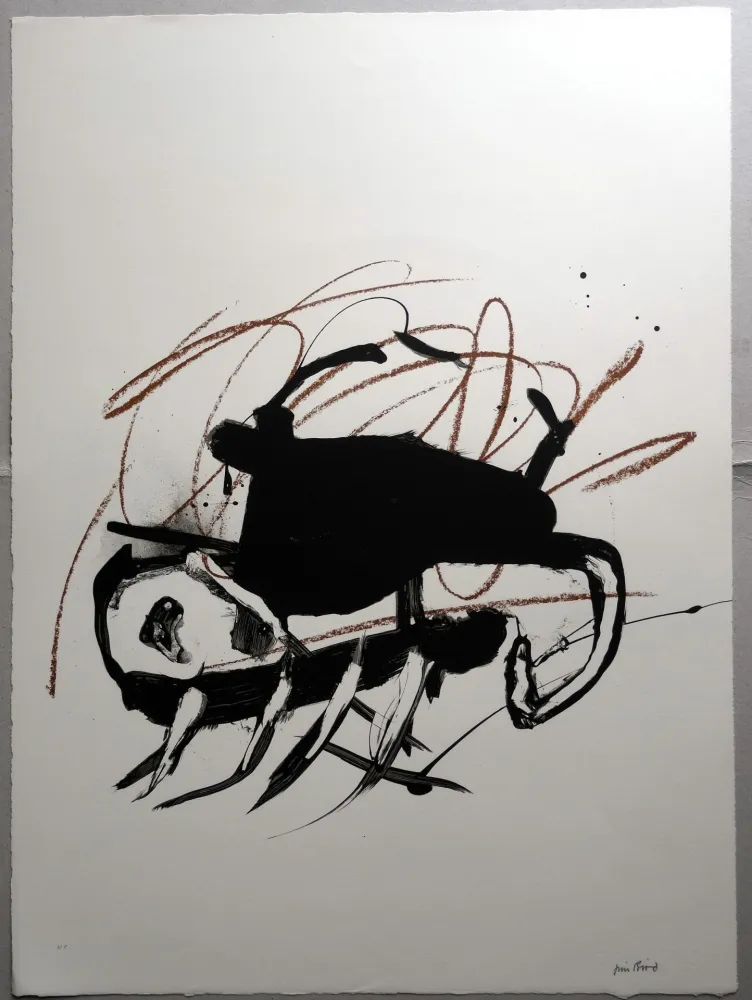 Litografia Bird - A.L Galería Joan Prats