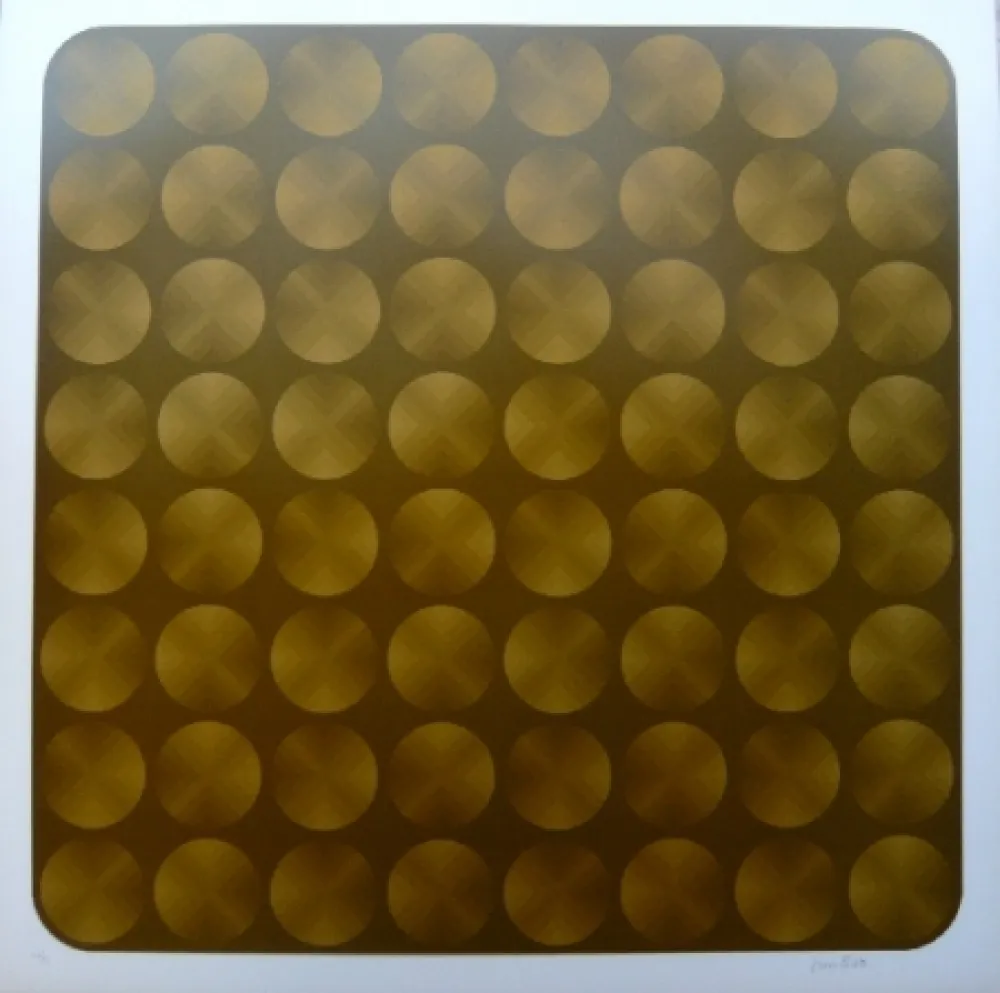 Litografia Bird - Tribute to Vasarely 7