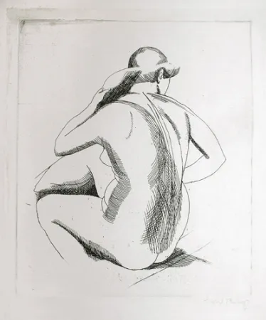 Incisione Bishop - Isabel Bishop.  Eight Etchings, 1925-1931.