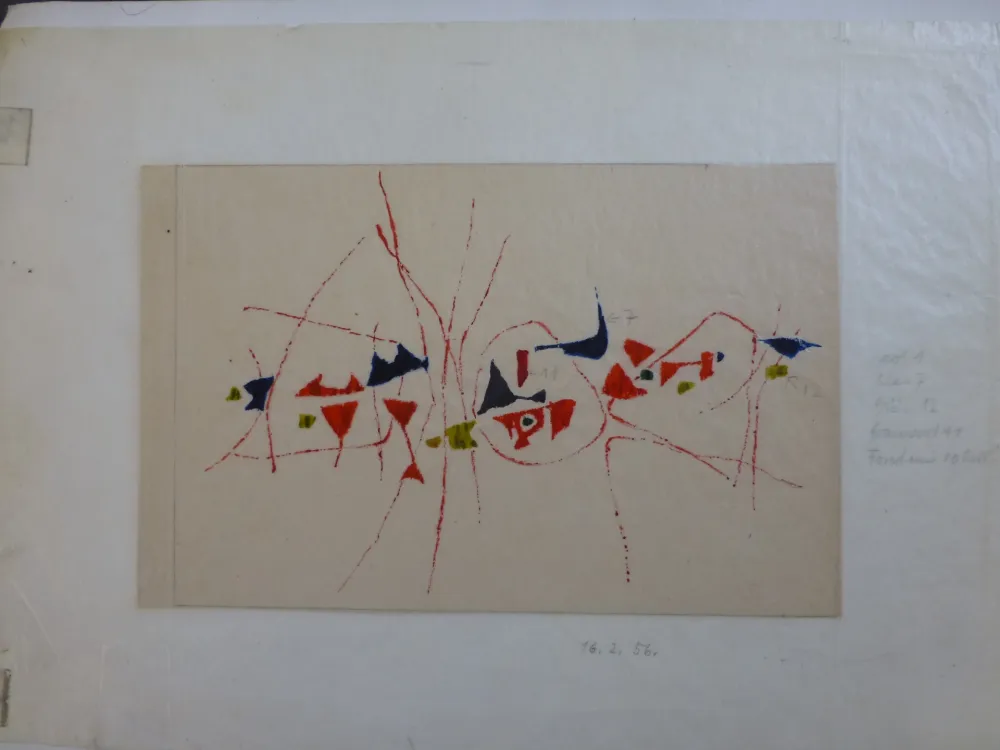 Non Tecnico Bissier - Projet de tapis 