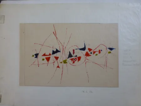 Non Tecnico Bissier - Projet de tapis 