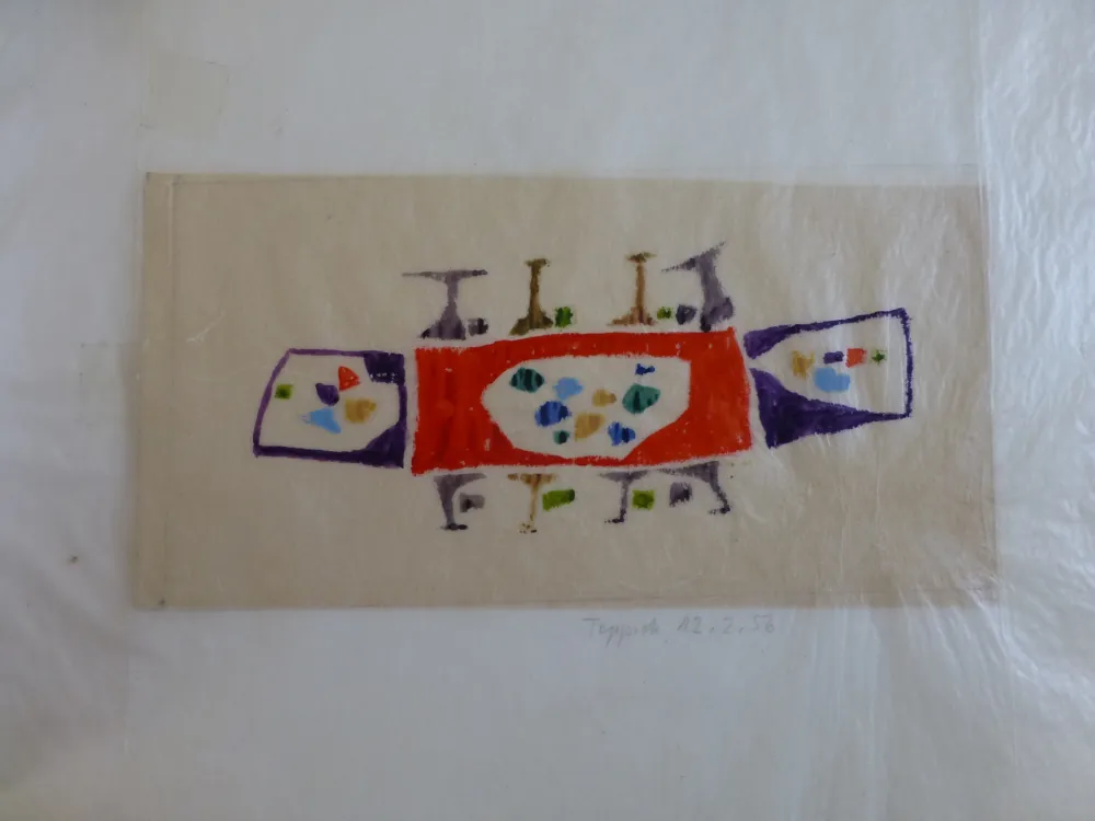 Non Tecnico Bissier - Projet de tapisserie 