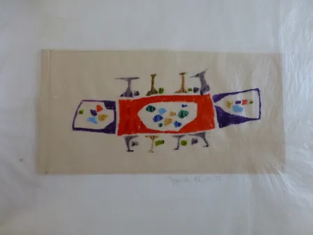 Non Tecnico Bissier - Projet de tapisserie 