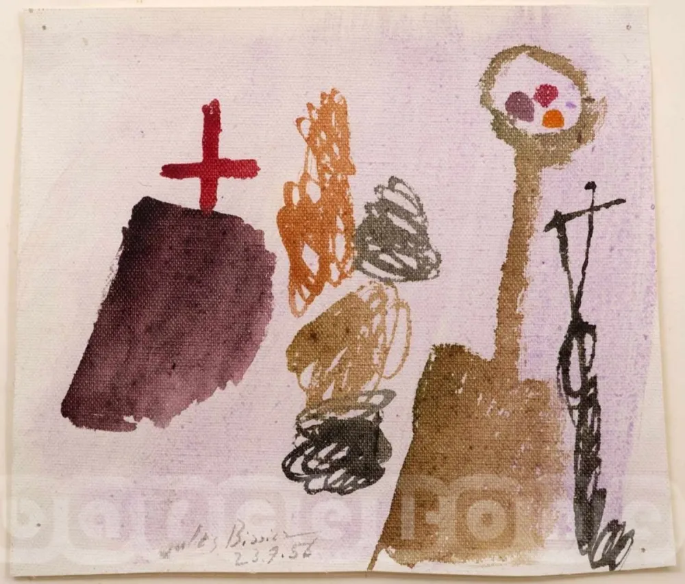 Non Tecnico Bissier - Untitled 23.9.56