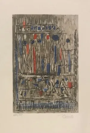 Incisione Bissiere - Composition 