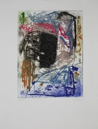 Incisione Bissière - Le grillon / The Cricket