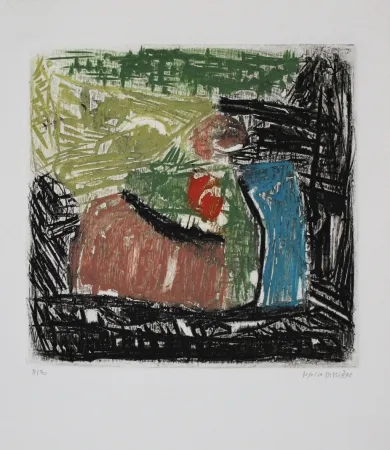 Incisione Bissière - Réseaux II