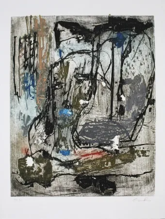 Acquaforte E Acquatinta Bissière - Reveil à l'aube / Dawn Awakening