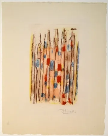 Acquatinta Bissiere - Untitled