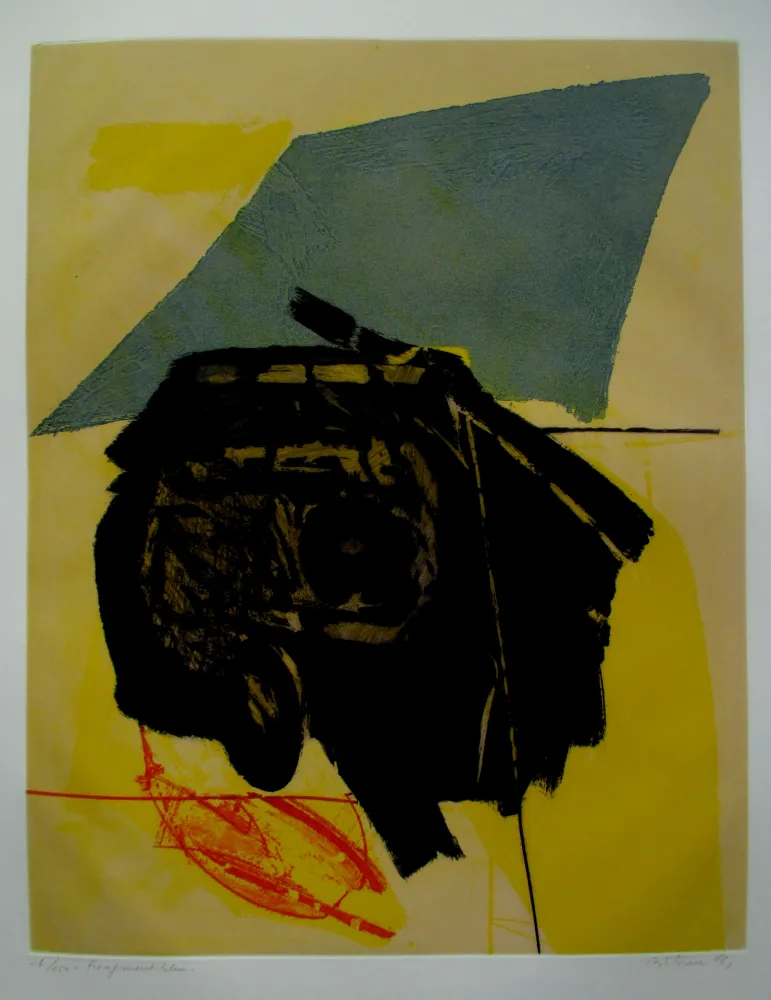 Acquatinta Bitran - Fragment bleu