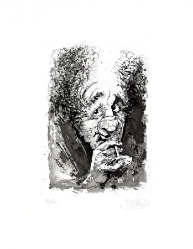 Acquaforte E Acquatinta Blanchard - Le buveur