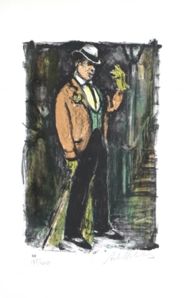 Litografia Blatas - 	L'Opera Des Gueux, The Beggers Opera Plate XII