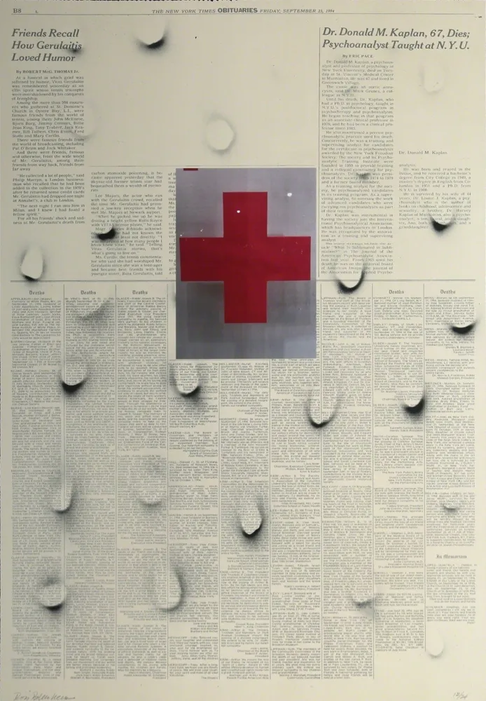 Litografia Bleckner - September 23rd bis (variant 4)