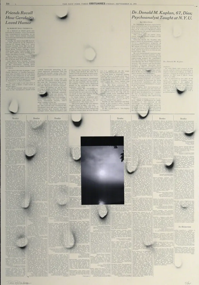 Litografia Bleckner - September 23rd bis (variant 5)