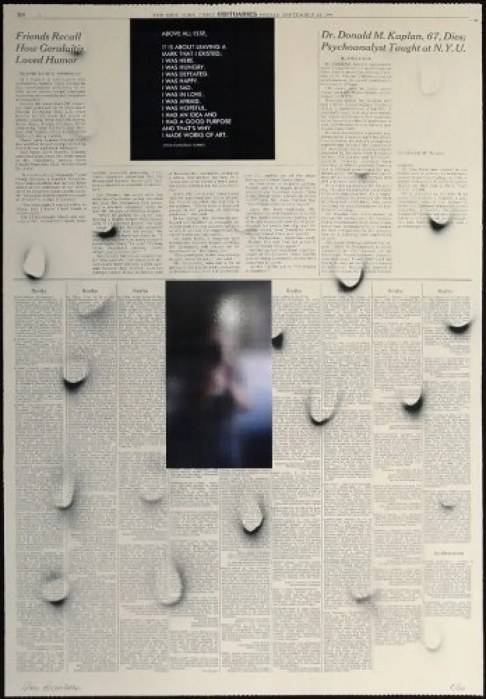 Litografia Bleckner - September 23rd bis (variant 6)