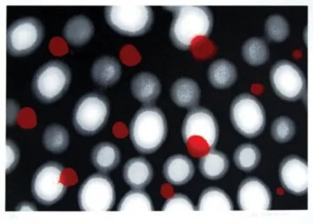 Serigrafia Bleckner - Untitled